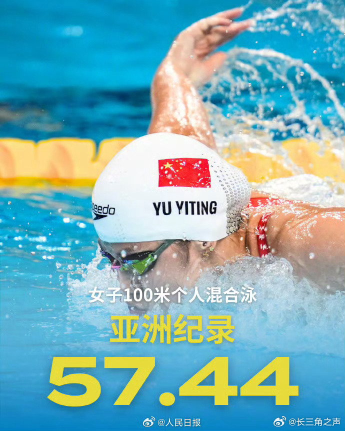 游泳女子项目中国选手包揽冠亚季军
